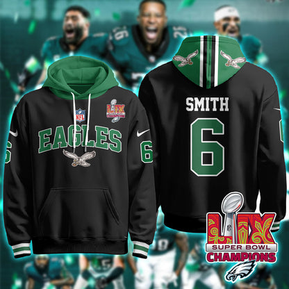 PHI Super Bowl LIX Champions Hoodie