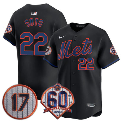 NYM Limited Jersey - 2022 Patch - Stitched