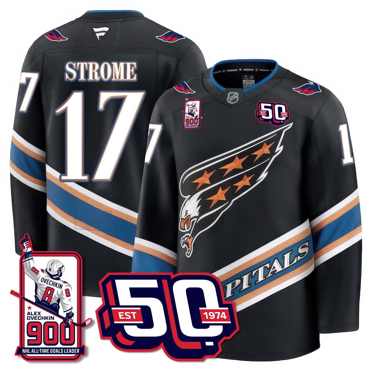WSH 2025 Premium Jersey - 900 GOALS -  Stitched