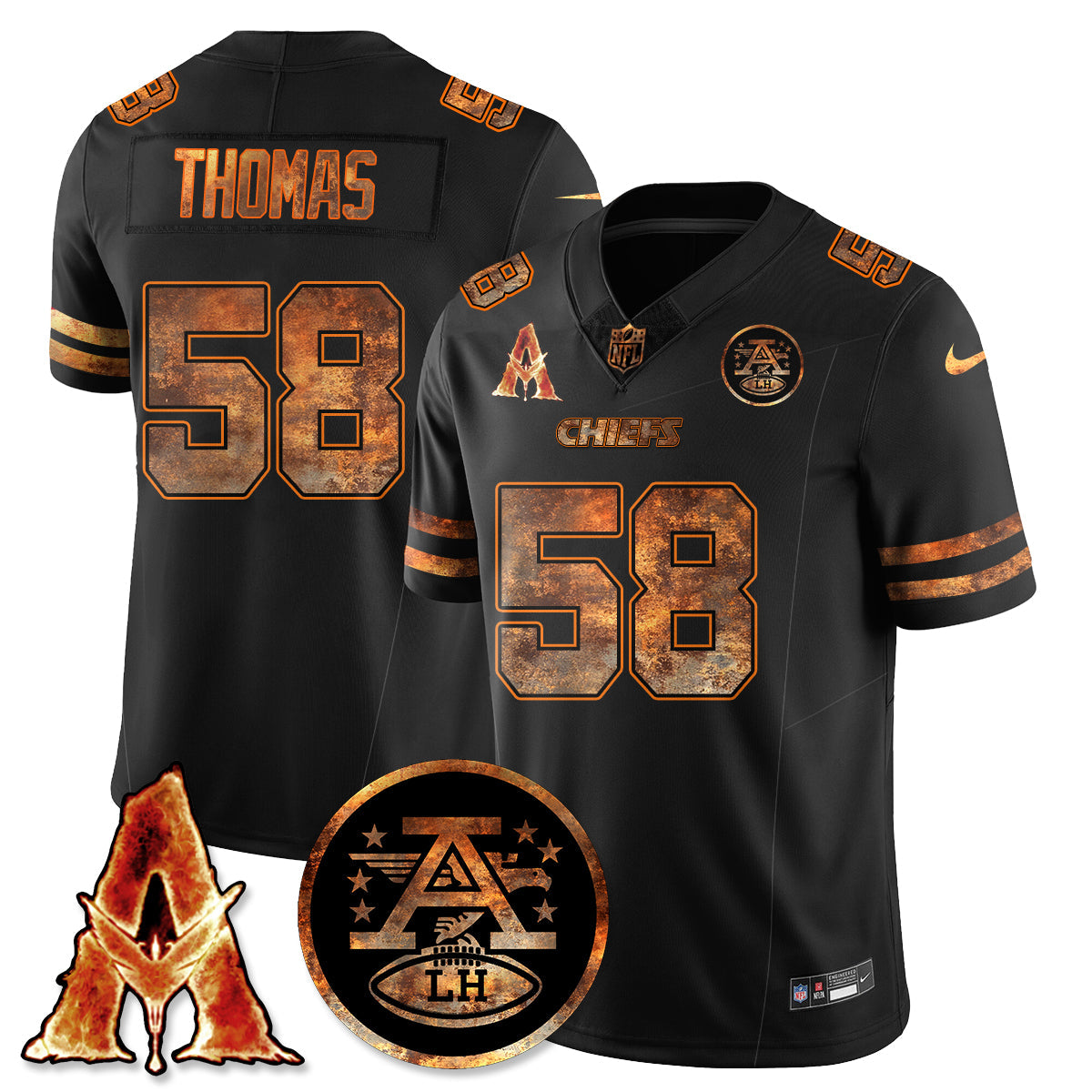 KC x Avatar 3 Fire and Ash Jersey V2 - Stitched