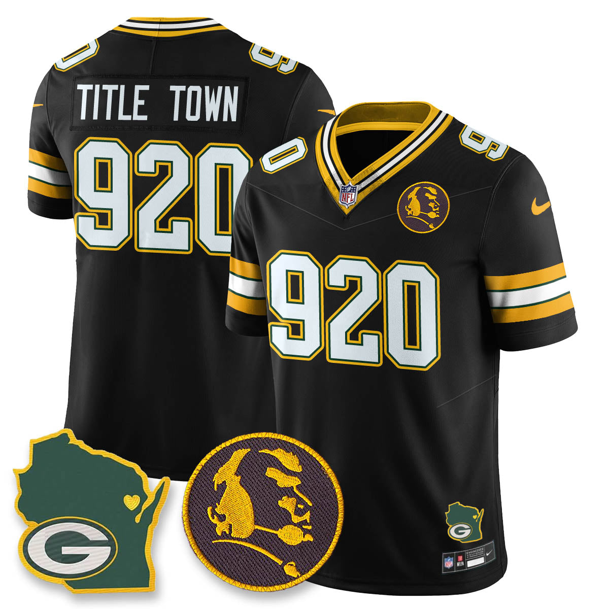 GB Vapor Limited Jersey - John Madden Patch - Stitched