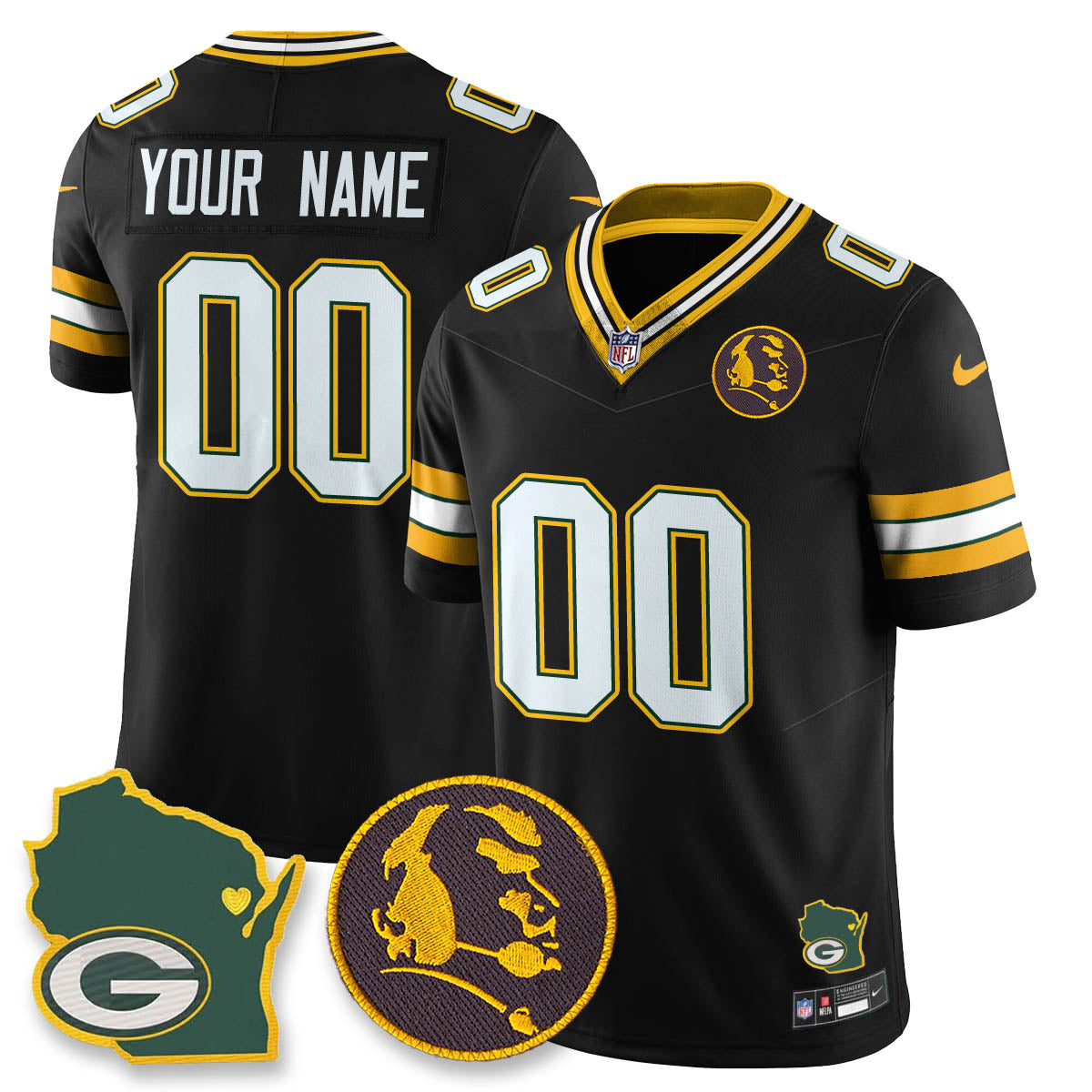 GB Vapor Limited Jersey - John Madden Patch - Stitched