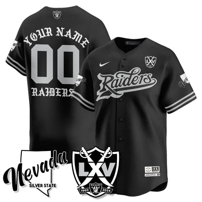 Custom LVR Born x Raised Baseball Jersey - Stitched
