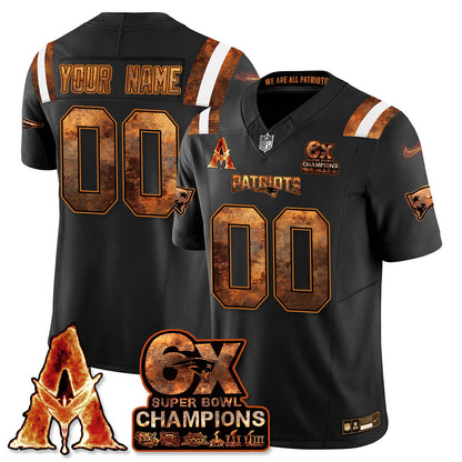 NE x Avatar 3 Fire and Ash Custom Jersey V2 - Stitched