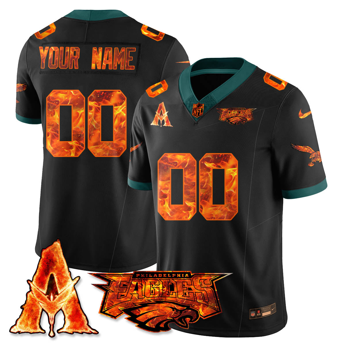 PHI x Avatar 3 Fire and Ash Jersey - Stitched