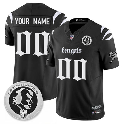 CIN Gothic Vapor Limited Jersey - John Madden Patch - Stitched