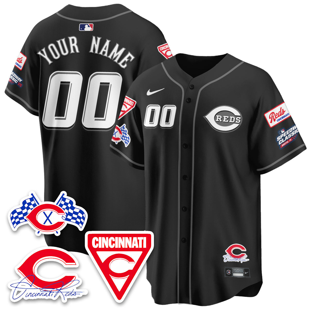 CIN 2025 Speedway Limited Custom Jersey V1 - Stitched