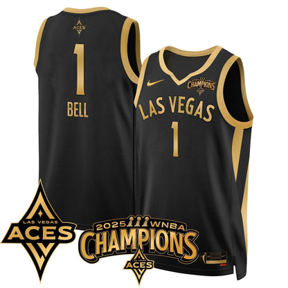 Las Vegas Aces 2025 WNBA Championship Jersey - Stitched