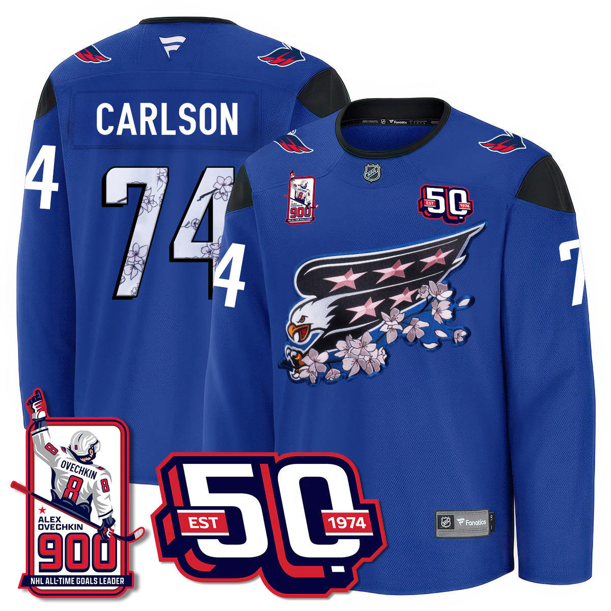 WSH 2025 Premium Jersey - 900 GOALS -  Stitched