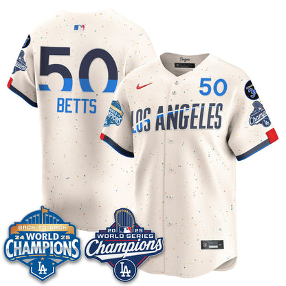 LAD 2025 World Series Champions Jersey - Stitched