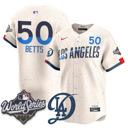 LAD 2025 World Series Jersey - Stitched