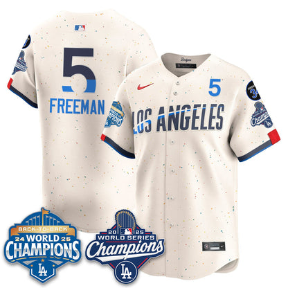 LAD 2025 World Series Champions Jersey - Stitched