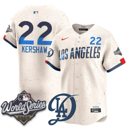 LAD 2025 World Series Jersey - Stitched