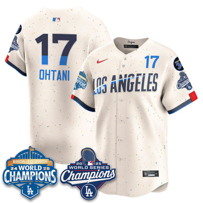 LAD 2025 World Series Champions Jersey - Stitched