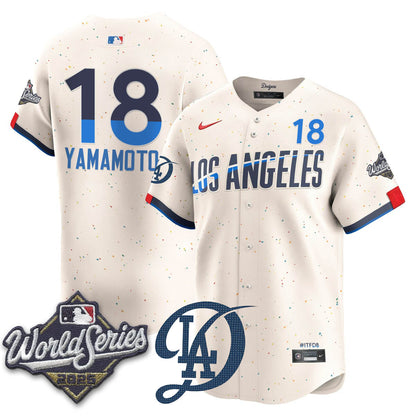 LAD 2025 World Series Jersey - Stitched