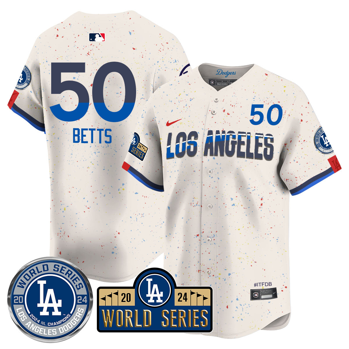 LAD World Series 2024 Jersey - Stitched