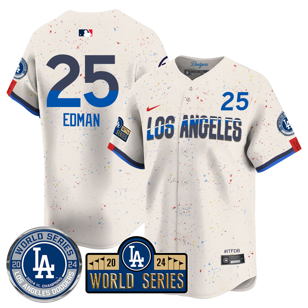 LAD World Series 2024 Jersey - Stitched