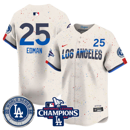 LAD World Series NL Champions Jersey - Stitched
