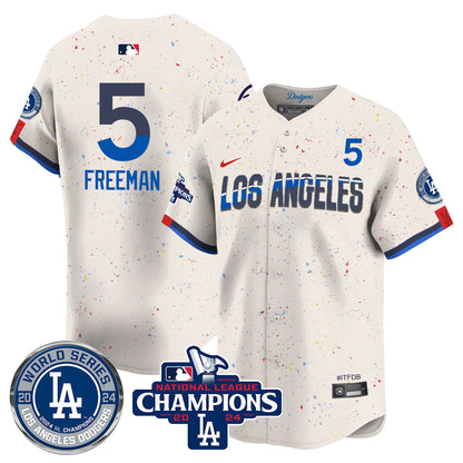 LAD World Series NL Champions Jersey - Stitched