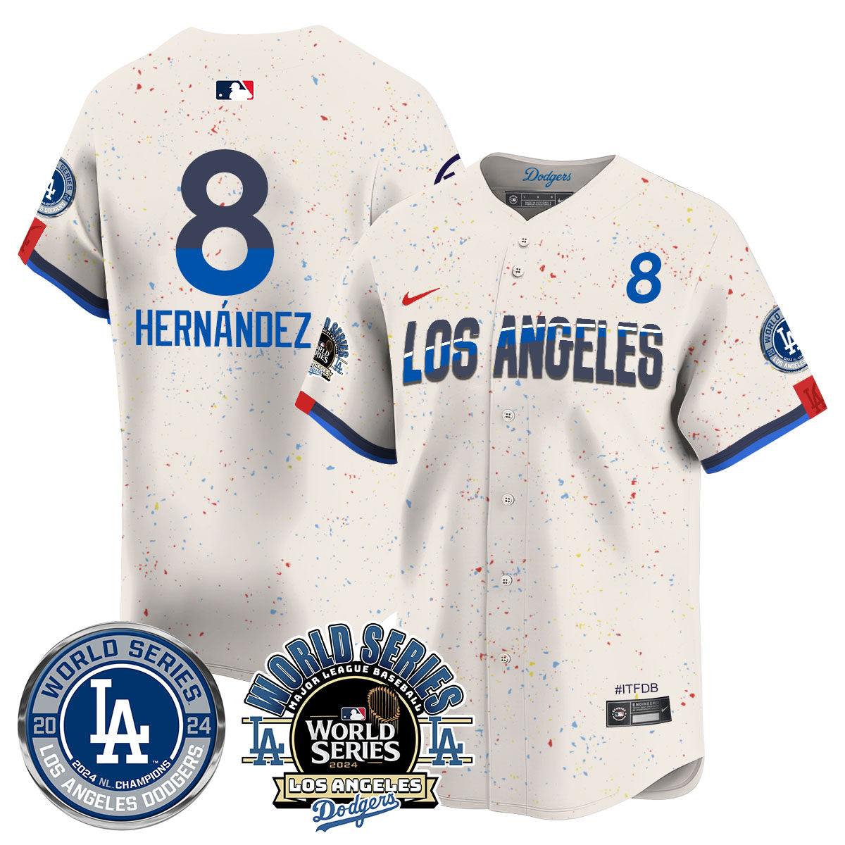 LAD World Series 2024 Jersey - Stitched