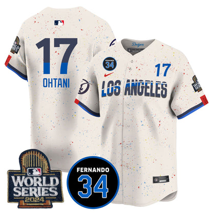 Dodgers Fernando Valenzuela Memorial Jersey - Stitched