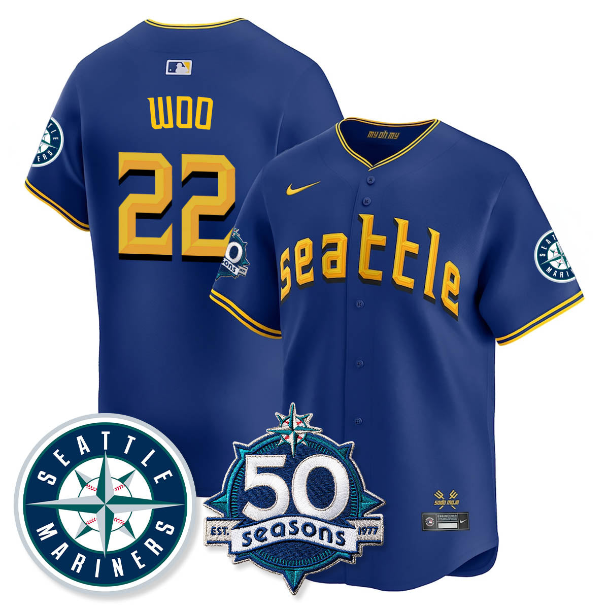 SEA Vapor Premier Limited Jersey - 50th Anniversary - Stitched