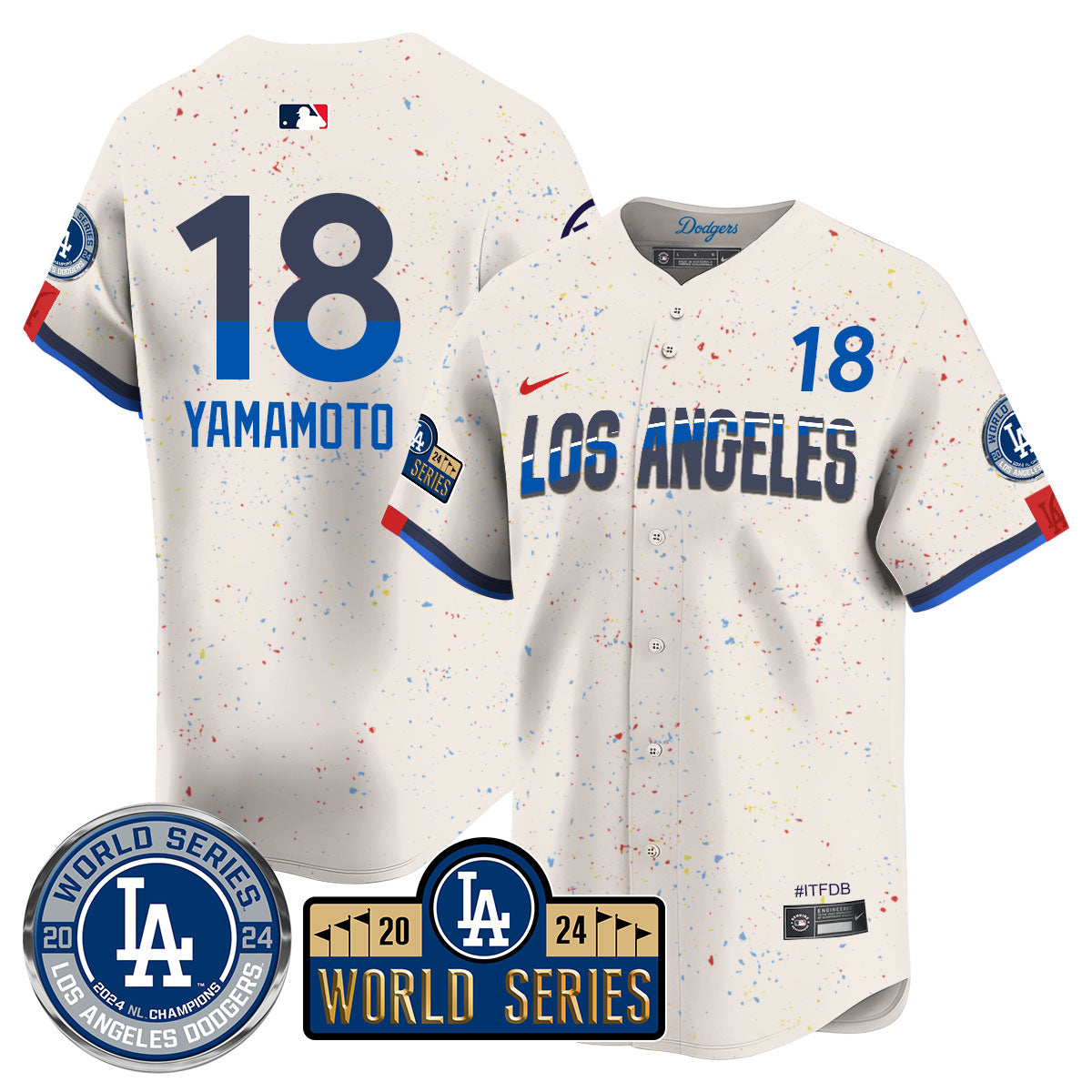 LAD World Series 2024 Jersey - Stitched
