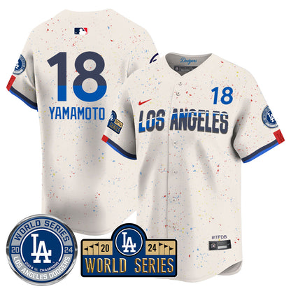 LAD World Series 2024 Jersey - Stitched