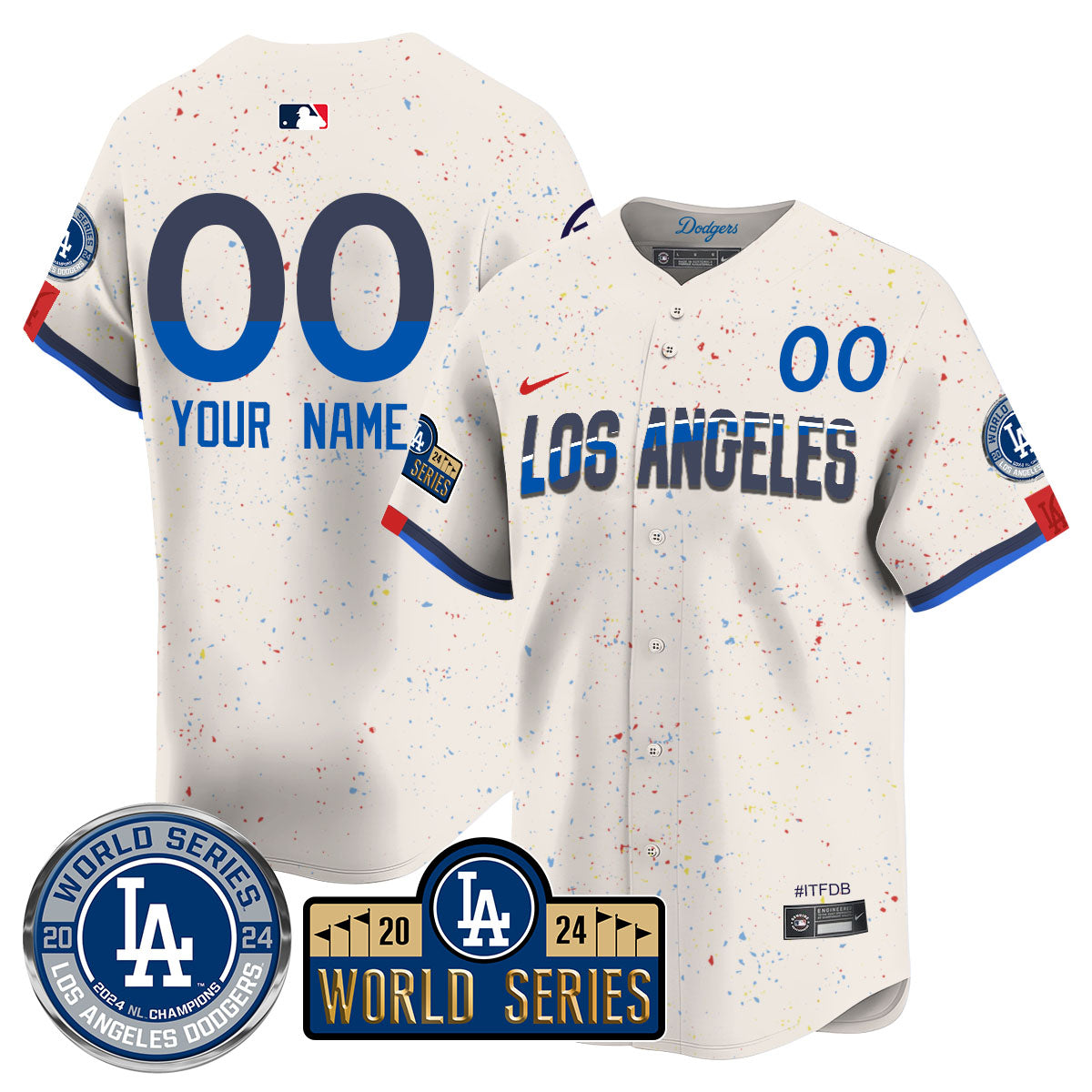 LAD World Series 2024 Custom Jersey - Stitched