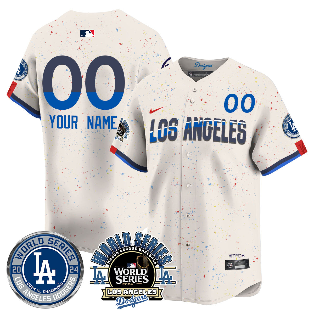 LAD World Series 2024 Custom Jersey - Stitched
