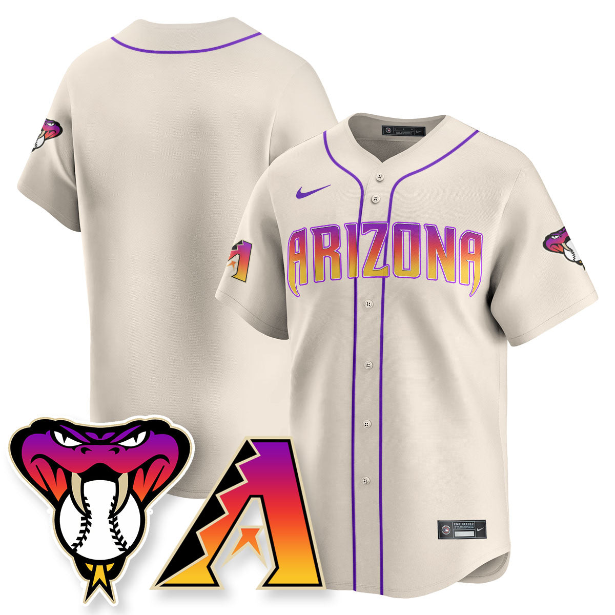 ARI 2025 City Connect Concept Jersey - Stitched