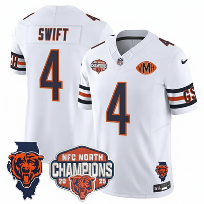 CHI 2025 NFC North Champions Patch Jersey V2 - Stitched