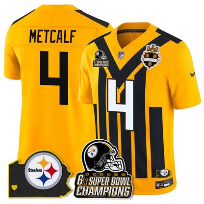 PIT 6-Time Champions Patch Vapor Limited Jersey - Stitched