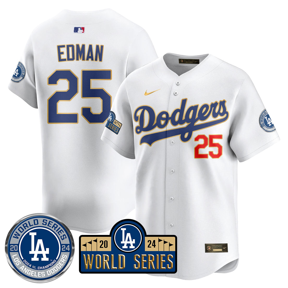 LAD World Series 2024 Jersey - Stitched