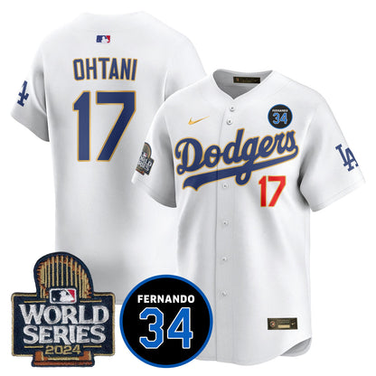 Dodgers Fernando Valenzuela Memorial Jersey - Stitched