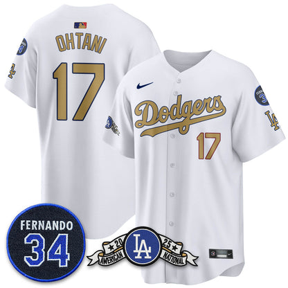 LAD 2025 National League Champions Jersey - Stitched