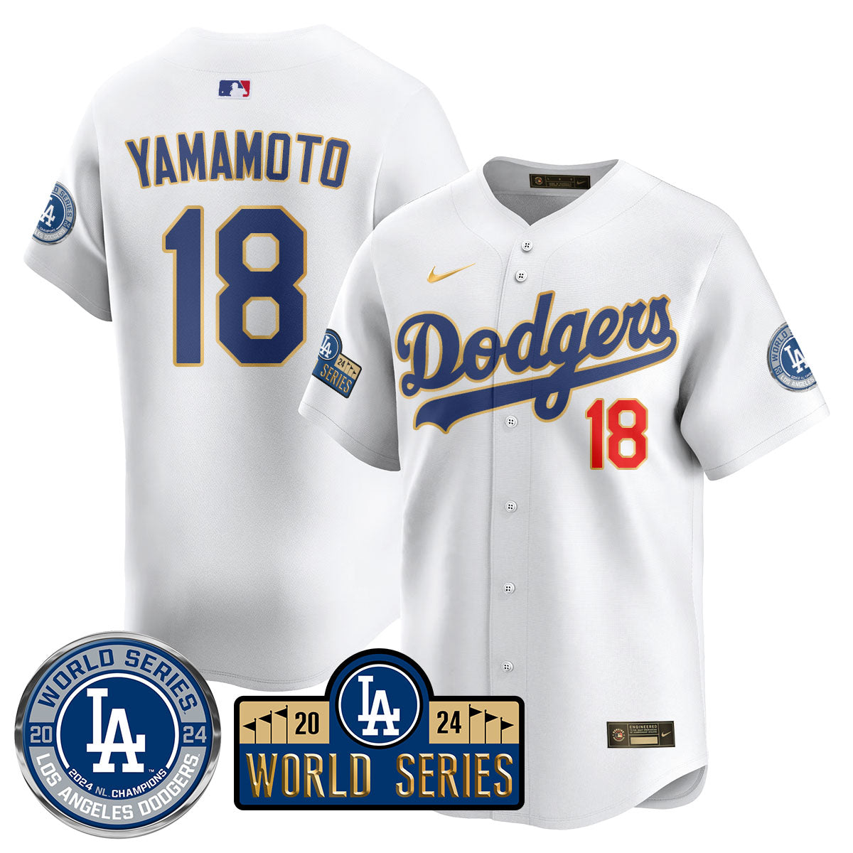 LAD World Series 2024 Jersey - Stitched