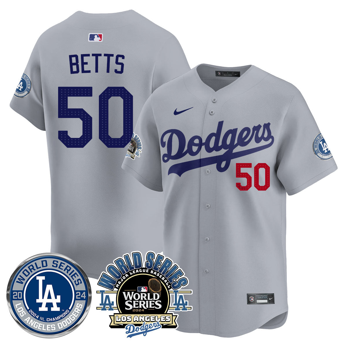LAD World Series 2024 Jersey - Stitched