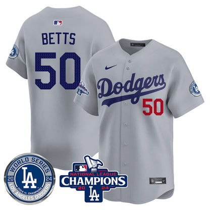 LAD World Series NL Champions Jersey - Stitched