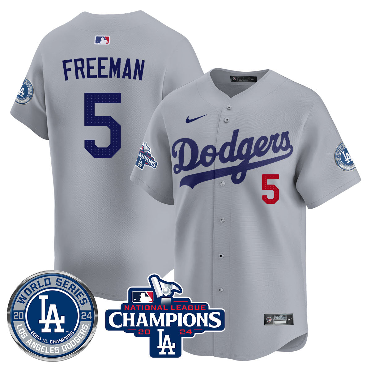 LAD World Series NL Champions Jersey - Stitched
