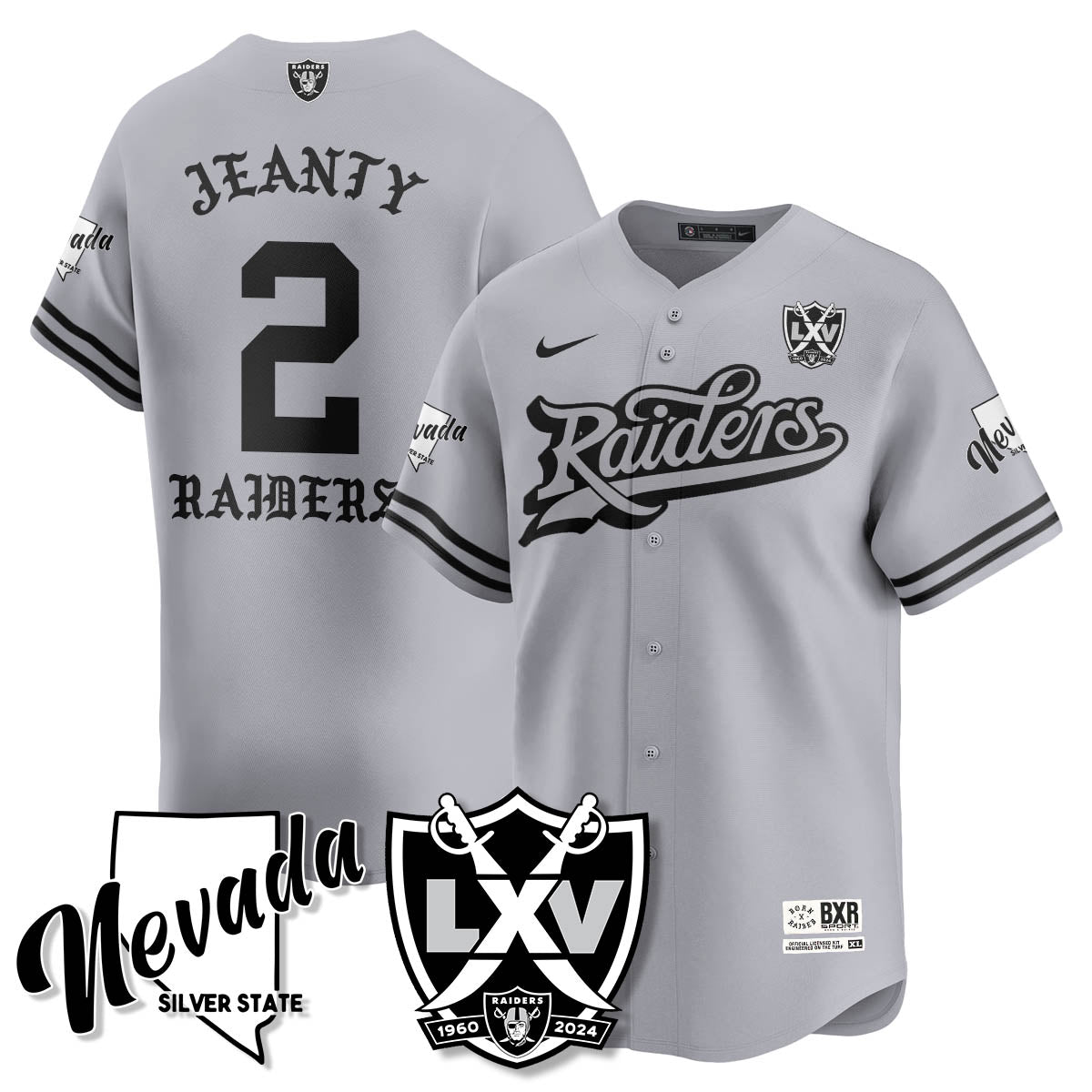 LVR Born x Raised Baseball Jersey - Stitched