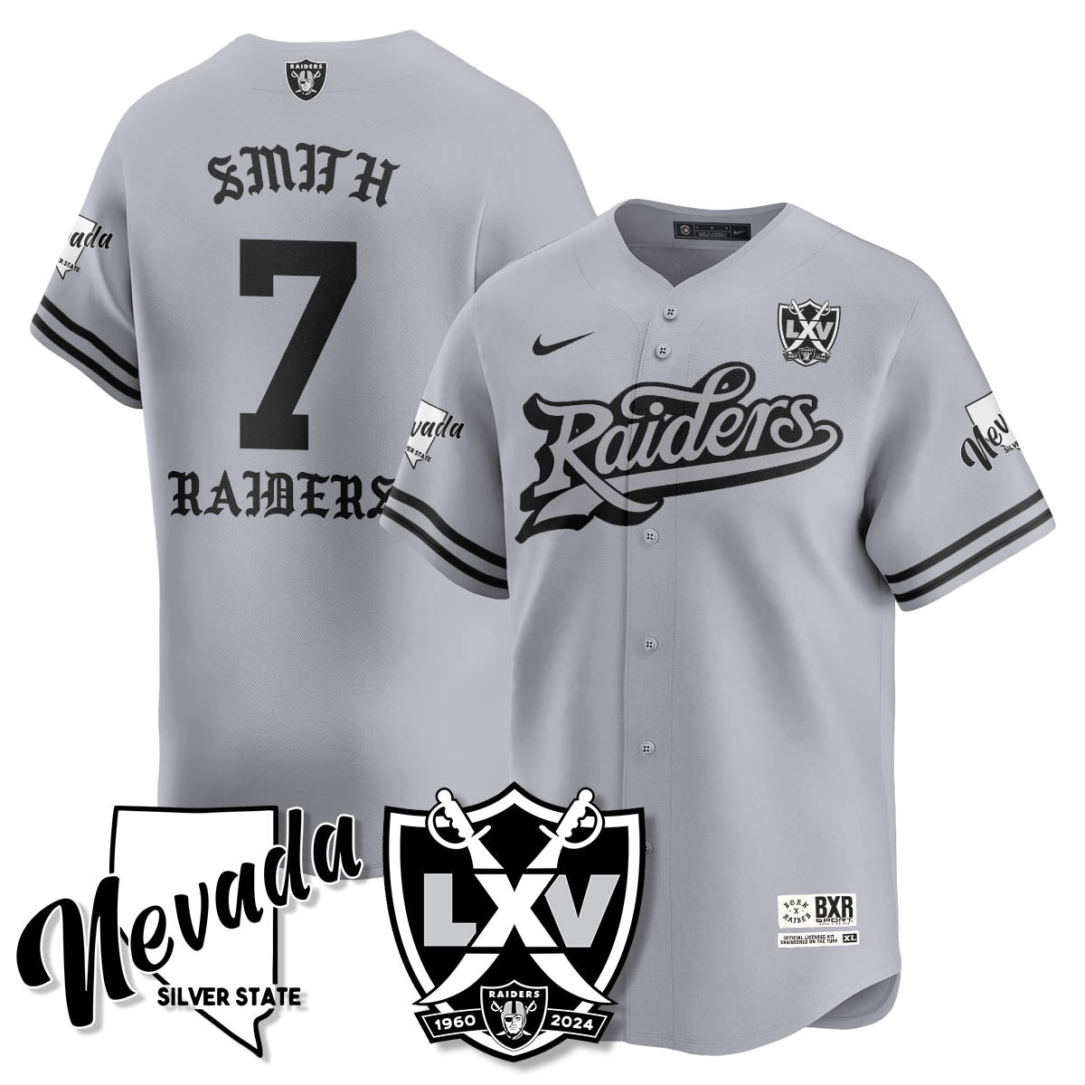 LVR Born x Raised Baseball Jersey - Stitched