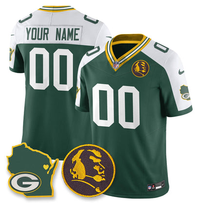 GB Vapor Limited Custom Jersey - John Madden Patch - Stitched