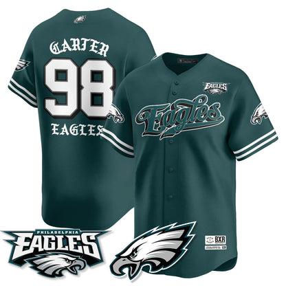 PHI Born x Raised Baseball Jersey - Stitched