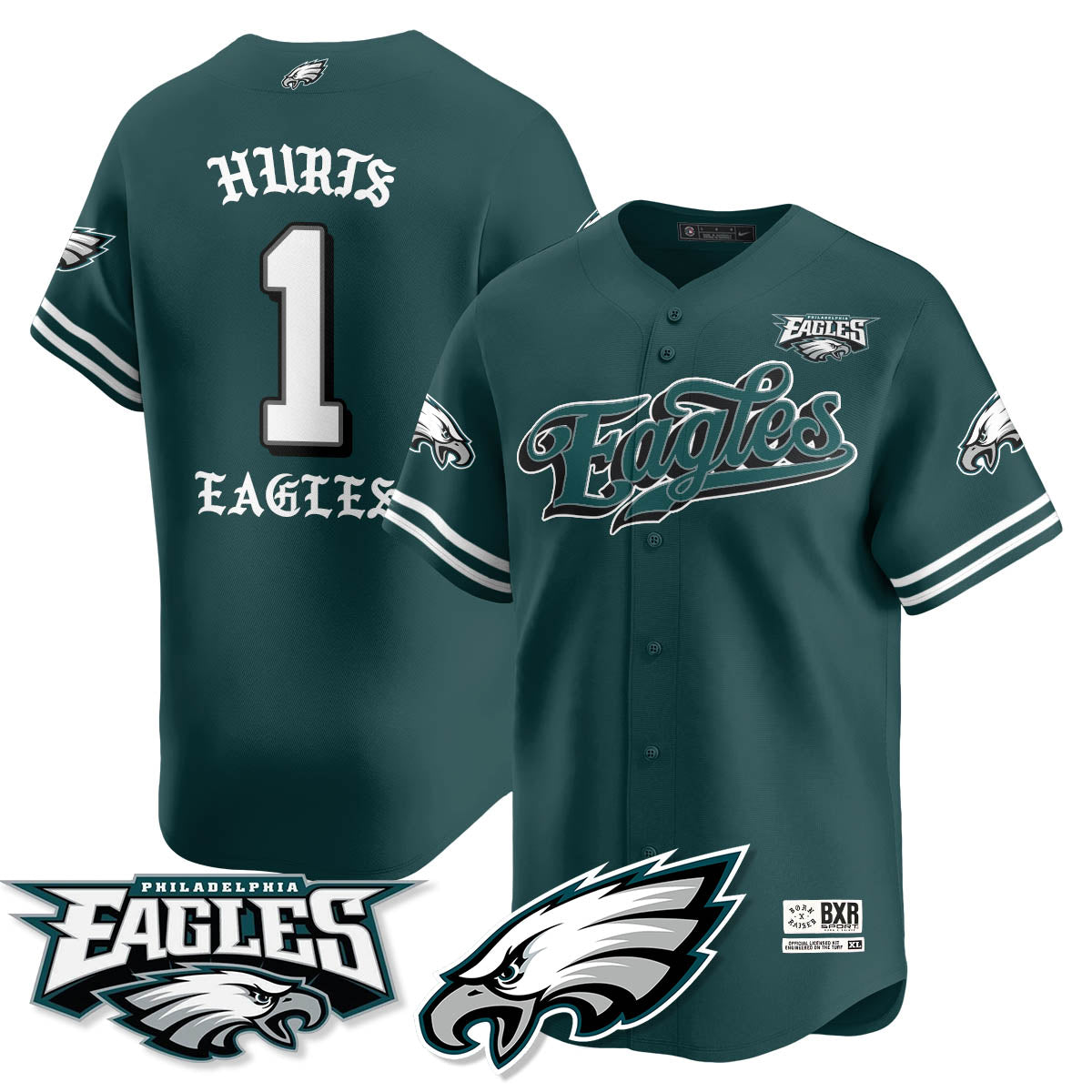 PHI Born x Raised Baseball Jersey - Stitched