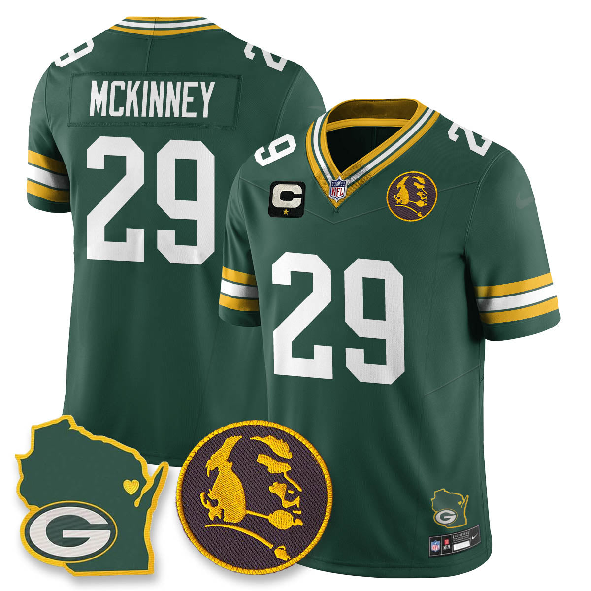 GB Vapor Limited Jersey - John Madden Patch - Stitched