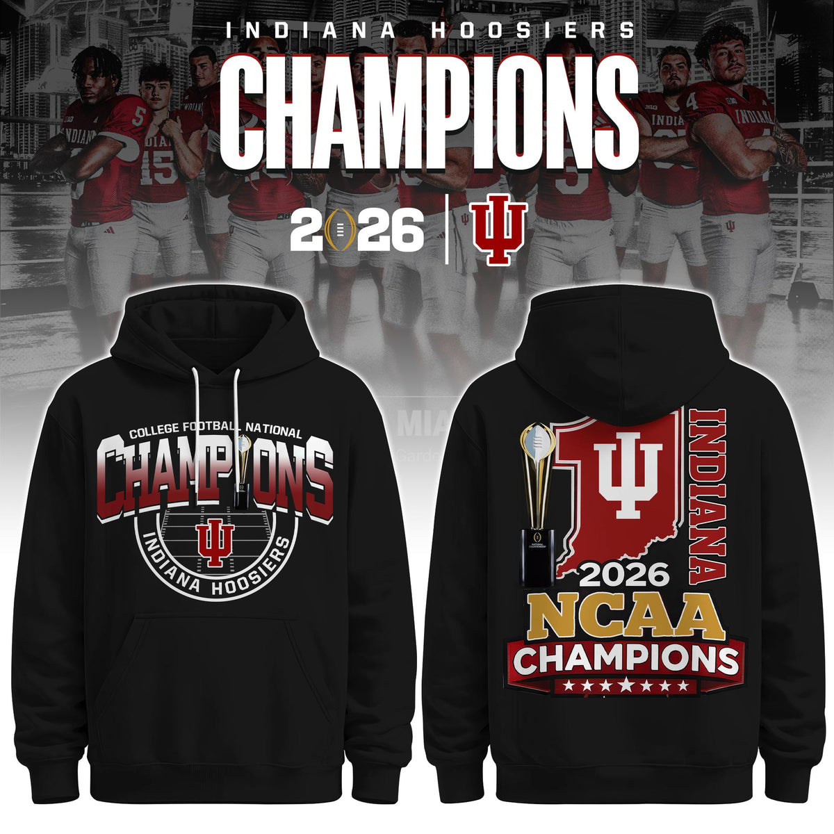IDH CFP National Champions Limited Hoodie Printed N2