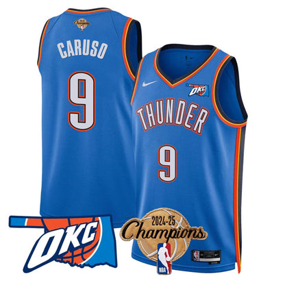 OKC 2024-25 Champions Jersey - Stitched