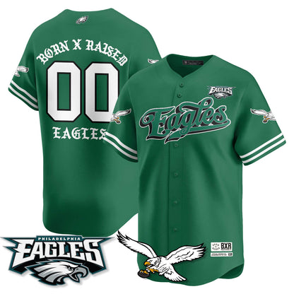 PHI Born x Raised Baseball Jersey - Stitched