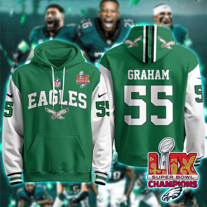 PHI Super Bowl LIX Champions Hoodie